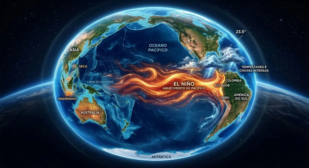 Super El Niño pode causar 451 mil mortes globalmente; Brasil figura em 5º lugar